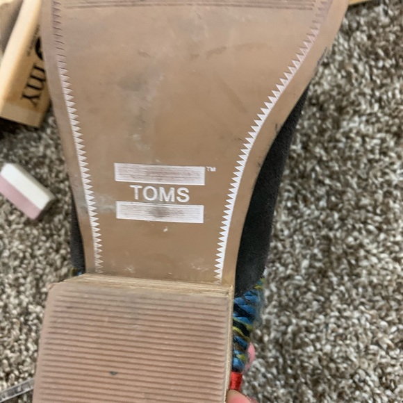 Toms Leila Chocolate Suede Booties 9 - Picture 7 of 8